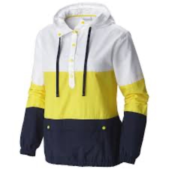 Columbia PFG Harborside Hood Pullover Windbreaker Jacket - Picture 1 of 15
